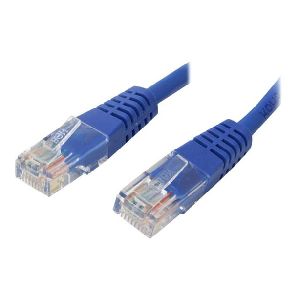 Cat5e Cable 12 ft Blue Patch Cable Molded