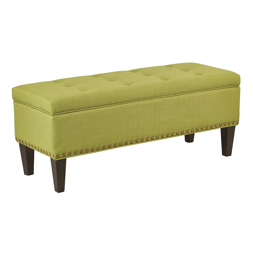 Estrella Storage Bench in Pure In Luck Fabric