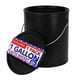 thumbnail image 1 of Cubo de pintura Stock Your Home, 1 galón (128 ml) de plástico negro, 1 of 7