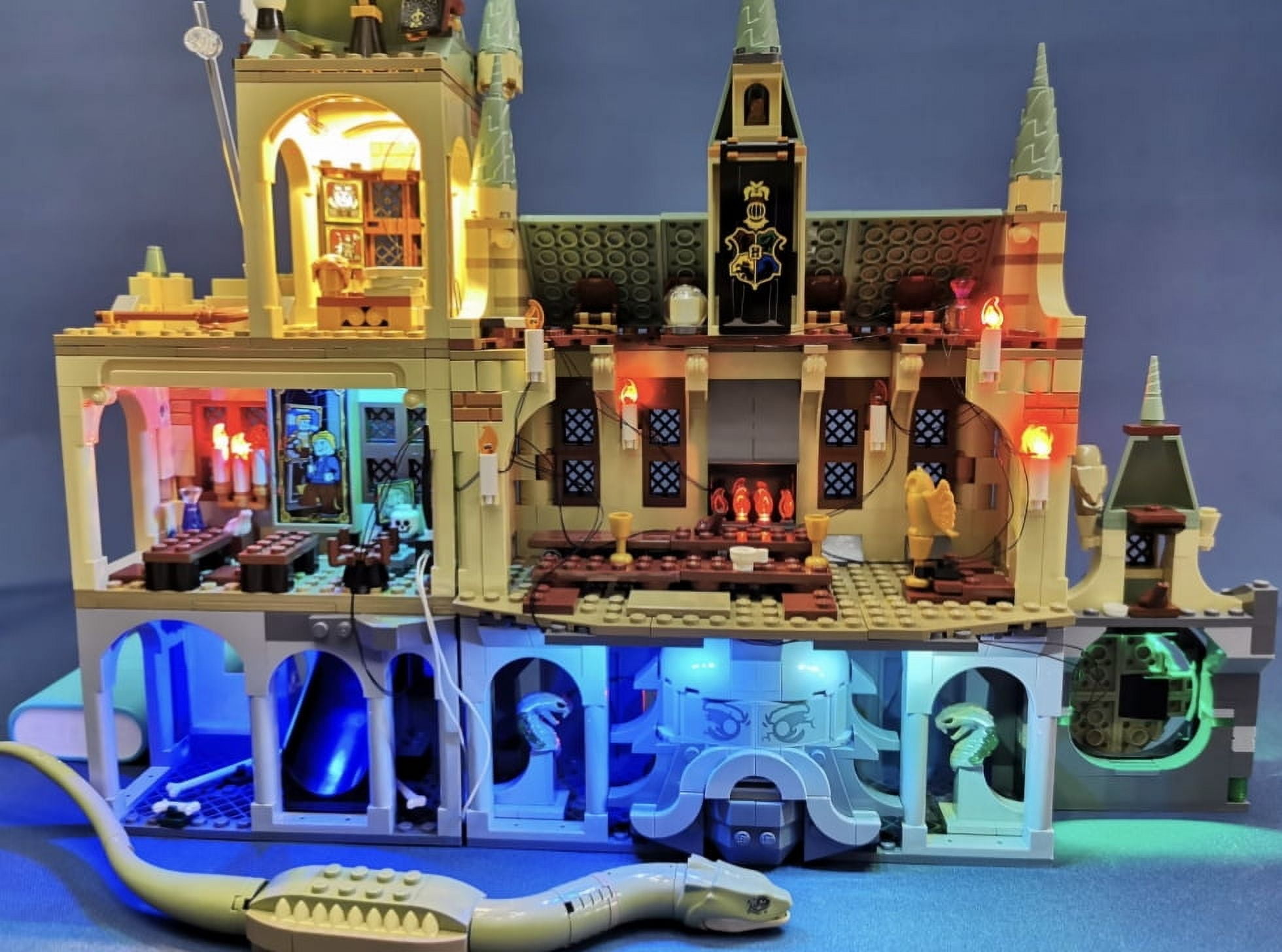 Brickstars LED Lighting Kit for Lego 76389 Harry Potter Hogwarts Chamber of Secrets (Lego Set Not Included)