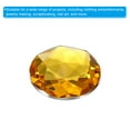 thumbnail image 4 of Unique Bargains 20mm Flat Back Round Acrylic Rhinestones, 200 Pack Plastic Circle Gems for Jewelry Making Costume, Yellow, 4 of 6