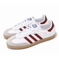 thumbnail image 1 of Adi - das Originals Samba OG White Burgundy Gum Men Unisex Casual Shoes IF3813, 1 of 6
