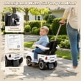 thumbnail image 3 of iYofe 3-in-1 Push Car for Toddlers Ages 1-3, Licensed RAM 1500 Ride On Push Car w/Handle, Safety Rail, Storage, Lights & Horn, 3 of 8