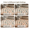 thumbnail image 7 of ODIKA 6'x9' Washable Area Rug Non-Slip, Chair-Friendly, Print Paws Interlocking Motif Bone Alfombra Para Perros Schnauzer for Dining Room, Under Table, Office Décor, 7 of 7