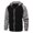Black, variant on Men's Raglan Sleeve Zip Up Hoodie, Color Block Casual Hooded Sweatshirt, Lightweight Long Sleeve Jacket for Spring Fall Blue S
