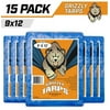B-Air Grizzly Tarp, 8 x 8 Weave, Multi Purpose Waterproof Tarp, 9X12, Blue, Pack of 15
