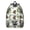 Highland Cow and, variant on Highland Cow and Leaf Print Backpack for School, Cute School Bag with Adjustable Shoulder Straps and Padded Back, 15.7"x11.8"x5.5"