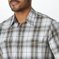 thumbnail image 2 of Wrangler Men's Short Sleeve Plaid Shirt, 2 of 3
