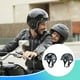 thumbnail image 4 of Eigraketly Casco de motocicleta Universal portátil de estilo Vintage para mujer y hombre, cascos de media cara para Scooter, protección para la Ciclismo Negro mate SG, 4 of 6