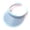 Blue, variant on Sun Sports Visor Hat Cloth Covered Slip on Visors Cotton Womens Tennis Cap for Women Men Sun Visor (Black, One Size)
