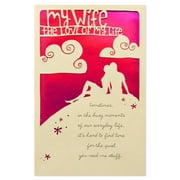 American Greetings Love of My Life Anniversary Card for Wife with Foil