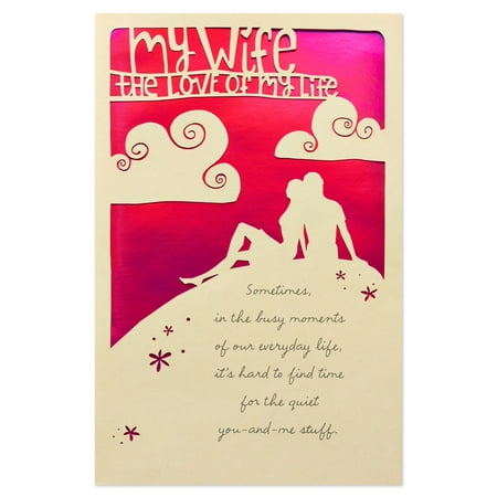 American Greetings Love of My Life Anniversary Card for Wife with Foil