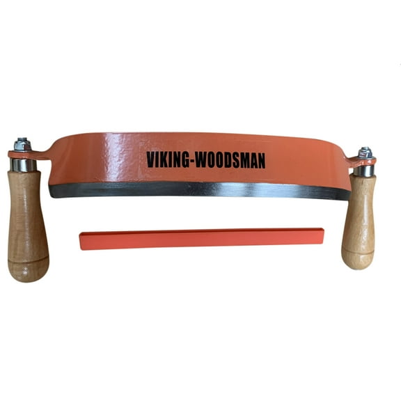 Viking Woodsman LT035 5 inch curved Draw Shave for Logs green Wood
