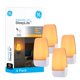 thumbnail image 1 of Lamp GE SleepLite 86153, luz nocturna LED ámbar, paquete de 4 unidades, 1 of 7