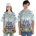 thumbnail image 4 of Happy Easter Bulldog American Flag Truck Bunny Ears All Over Print 3D Baseball Shirt Dog Lover Gifts Idea Softball Sport - 03001, 4 of 6