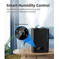 thumbnail image 3 of Breezome 6L Humidifiers For Bedroom Large Room & Essential Oil Diffuser, Ultrasonic Top Fill Cool Mist Humidifiers For Baby, Plants, Nursery Last Up To 60 Hours, Smart Humidistat Control, Quiet, Black, 3 of 5