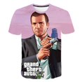 thumbnail image 1 of Juego GTA 5 camiseta niños nuevo Kawaii 2023 divertido verano dibujos animados 3D camiseta para niños niñas chico ropa Unisex manga corta 6M Gao Jinjia LED, 1 of 2