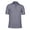 Gray, variant on Monterey Club Men's Solid Horizontal alignment stretch fabric,Tailored Collar Short sleeve Golf Polo Shirt #1295