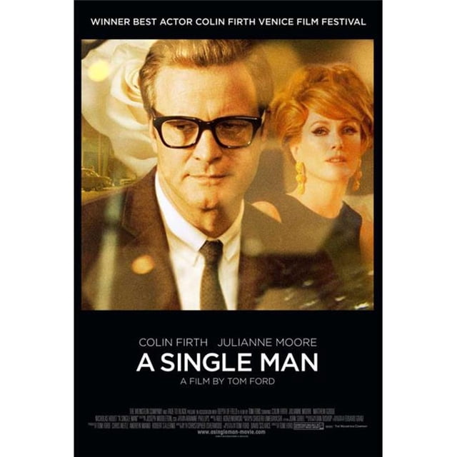 Pop Culture Graphics MOVCB79460 A Single Man Movie Poster Print, 27 x 40
