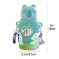 thumbnail image 3 of Weloille Gobelet avec Paille Résistant aux Chutes 1 Pcs, Gobelet d'Eau de Qualité Alimentaire Incassable, Contenant de Boisson Étanche et Scellé, Gobelet Réutilisable pour Maison Bureau Plein Air Sports Boisson, 3 of 7