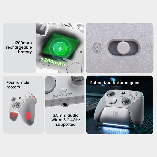 Controlador de juegos Xbox G7 PRO White para Xbox