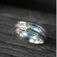thumbnail image 3 of Energy Stone 925 Sterling Silver Simple Heart Meditation Spinner Ring (Style US68) (11), 3 of 5