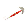thumbnail image 3 of Mack's Lure Wedding Ring Spinner Pro Series Silver Sparkle Flo Orange 6, 3 of 3