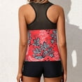 thumbnail image 4 of Women Tankini Swimsuit Tummy Control Top With Shorts Two Piece Bathing Suit, 4 of 6