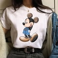 thumbnail image 1 of Camiseta Kawaii de dibujos animados de Disney para mujer, camisetas con estampado de Minnie, Camiseta holgada de moda, ropa de calle para niños, 1 of 4