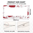 thumbnail image 7 of Aluminum License Plate Frame 2 Pack Car Exterior Accessory Car Tag Holder for Front Rear Plates Cars Decor Red Hearts with Musical Notes, 7 of 7