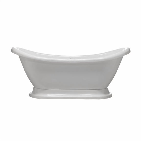 Barclay Monterrey 63'' x 28'' Freestanding Soaking Bathtub