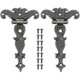 thumbnail image 1 of 2x Retro Bronze Hinges Zinc Alloy Furniture Hinge with Screws for Jewelry Boxes Cupboard Doors, 1 of 5