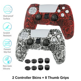 PlayVital Anti-Skid Sweat-Absorbent Controller Grip for ps5 Edge Wireless  Controller, Professional Textured Soft PU Handle Grips Anti Sweat Protector