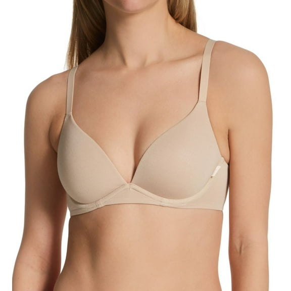 Women's DKNY DK7389 Modal Plunge Underwire Bra (Cashmere 40DDD)