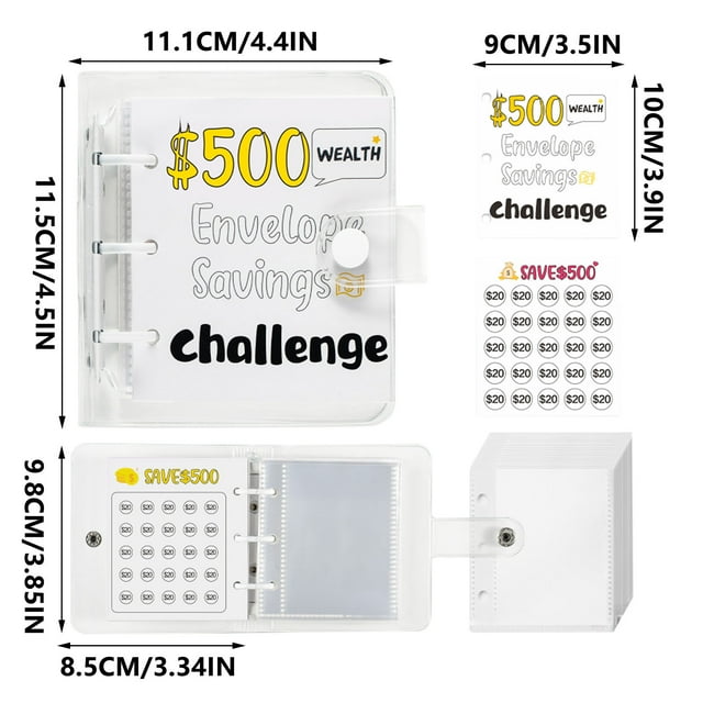 Vertical Deposit Savings This Three-hole Iron Clip Storage Album PVC Loose-leaf Book Small Card Book