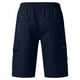 thumbnail image 5 of pstuiky Pantalones cortos de gimnasio para hombre, Pantalones cortos rectos de cintura elástica con bolsillos sólidos informales para hombre Pantalones cortos para correr para hombre, 5 of 6