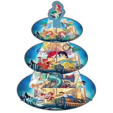 Birgaty 3-TierCupcake Stand, Disposable Birthday Party Supply,Blue