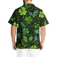 thumbnail image 4 of Fgvctg St. Patrick's Dayscrubs for Men V Neck Cute Shamrock Printed Scrubs Top Soft Workwear Short Sleeve T Shirts Loose Scrub Working Shirts Medical Nursing Uniforms with Pockets Army Green 3XL, 4 of 6