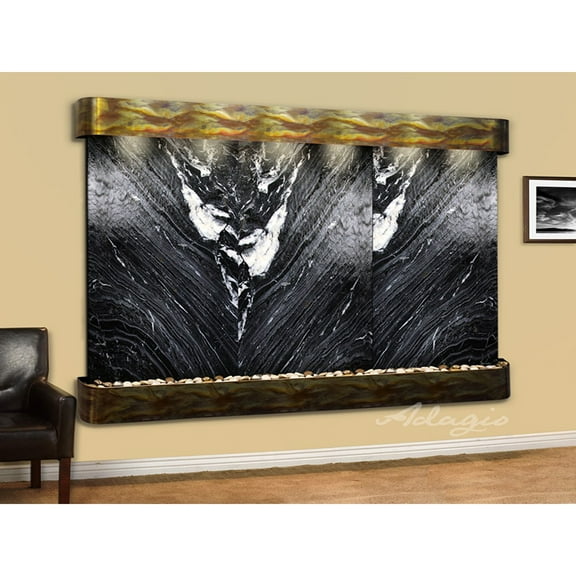 Adagio Solitude River Fountain - Round - Rustic Copper - Choose Options