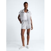 Scoop Women's and Women's Plus Scubaknit Seamed Shorts, 4.5'' Inseam, Sizes XS-4X