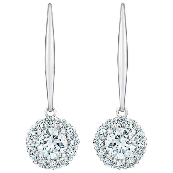 Pompeii 1Ct TW Diamond Floral Shape Studs Lab Grown Earrings In Yellow Gold (G/H,VS2-SI1)