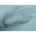 thumbnail image 4 of oneOone Cotton Cambric Fabric Carrot & Rabbit Face Animal Printed Fabric 1 Yard 56 Inch Wide, 4 of 4