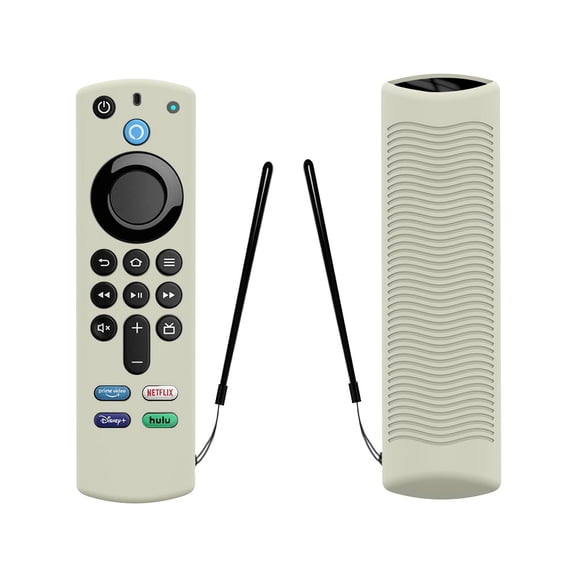 KIQ Silicone Protective Cover for Amazon Fire TV Stick 4K Max/Alexa Voice Remote 3rd Gen, Anti-Slip Shockproof (Glow Chantilly Green)