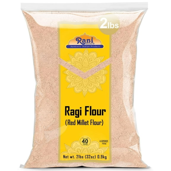 Rani Raggi Flour (Finger Millet) 32oz (2lbs) Bulk ~ All Natural | Vegan | Gluten Friendly | NON-GMO | Kosher | Indian Origin