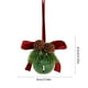 thumbnail image 3 of Adorno de campanas de hierro para árbol de Navidad | Lazo de terciopelo rojo | Decoración festiva de las fiestas | Metal duradero, sonido nítido, colgado sin complicaciones | 3,5 pulgadas | Detalles, 3 of 6
