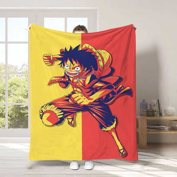 Soft Anime Blanket Flannel Fleece Throw Blanket for Couch Bed Bedroom Decor
