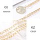 thumbnail image 4 of Cadena de cintura BRILLAR con cadena de monedas de metal dorado para mujeres y niñas Bikini Rave Body Jewelry, 4 of 5