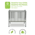 thumbnail image 3 of Delta Children Folding Portable Mini Baby Crib with 1.5-inch Mattress, Grey, 3 of 4