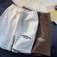 thumbnail image 3 of Summer New Leisure Fashion Sports Shorts Street Man Fashion Minimalist Sports Beach Pants Letter Embroidered Cotton Shorts, 3 of 6