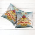 thumbnail image 2 of Ambesonne Colorful Throw Pillow Cover 2 Pack, Vintage Circus Tent, 24", Multicolor, 2 of 6